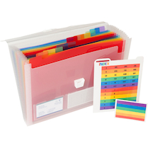 Aktovka na dokumenty Crystal 330x250mm 13 kapes