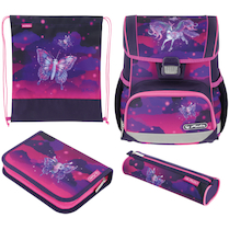 Aktovka školní Loop+ Unicorn vybavená