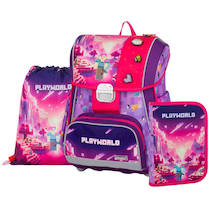 Aktovka školní Premium Cool Playworld Girls sada