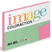 Barevný papír Image Coloraction A4 80g reflexní růžová 100 ks