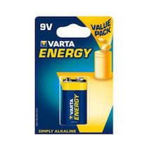 Baterie alkalické Varta Energy 6LR61-9V 1ks