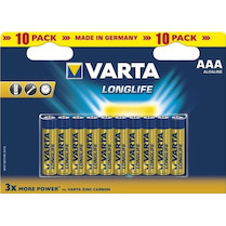 Baterie alkalické Varta Energy LR03-AAA 10ks