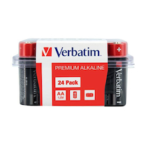Baterie alkalické Verbatim LR06-AA (1,5V) 24ks