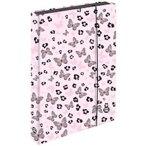 Box na sešity A4 jumbo Oxy Go NEXT Butterfly pink