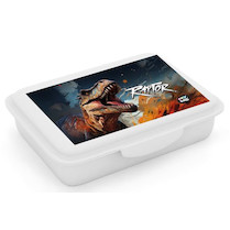 Box na svačinu s přihrádkou Dino