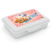 Box na svačinu s přihrádkou Kočka