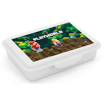 Box na svačinu s přihrádkou Playworld