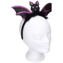 Čelenka s ozdobou netopýr Halloween
