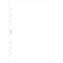 Diář FILOFAX náplň A5 papír nelinkovaná