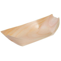 Fingerfood dřevěné lodičky 21,5x11cm 100ks