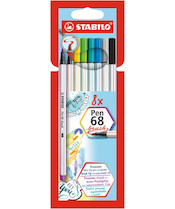 Fix Stabilo Pen 68 Brush sada 8ks