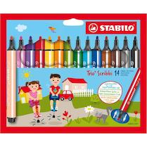 Fix Stabilo Trio Scribbi 14 barev sada