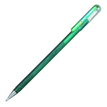 Gelové pero Pentel K110 Dual zelené metalické modré