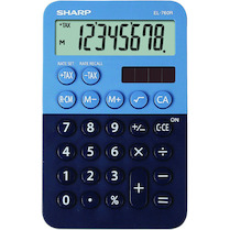 Kalkulačka Sharp EL-760 modrá
