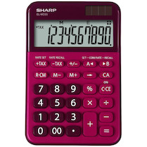 Kalkulačka Sharp EL M335 červená
