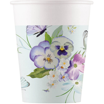 Kelímky papírové Butterfly 0,20l 8ks