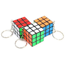 Klíčenka s kroužkem rubikova kostka
