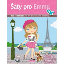 Kniha samolepek - Šaty pro Emmu