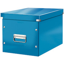 Krabice archivační CLICK-N-STORE čtvercová A4 modrá
