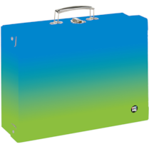 Kufřík dětský hranatý Oxy Go Ombre Blue green