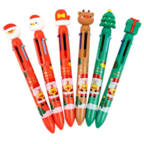 Kuličkové pero šestibarevné Merry Christmas