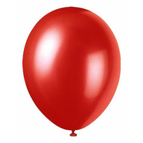 Nafukovací balónky červené 25cm 100ks