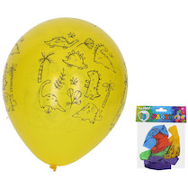 Nafukovací balónky Dinosauři 5ks