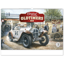 Nástěnný kalendář Oldtimers – Václav Zapadlík 64×42cm