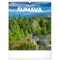 Nástěnný kalendář Šumava 30x34cm