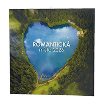 Nástěnný poznámkový kalendář Romantická místa