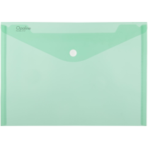 Obálka plastová s drukem A4 zelená