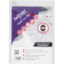 Obálka plastová s drukem na výšku čirá A4