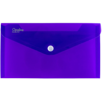 Obálka plastová s drukem Opaline DL fialová