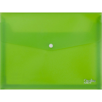 Obálka plastová s drukem prostorová Opaline A4 zelené