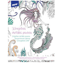 Omalovánka A4 Antistresová Kouzelná mořská panna