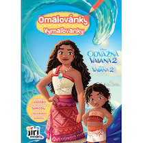 Omalovánky A5+ Odvážná Vaiana 2