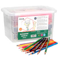 Pastelky šestihranné 216 ks (18 x 12 barev)