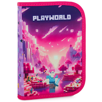 Penál jednopatrový prázdný Playworld Girls