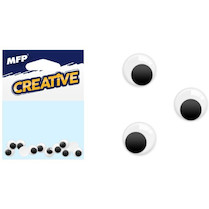 Pohyblivé oči 1,5cm 12ks