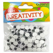 Pohyblivé oči 10mm 100ks