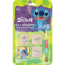 Razítka 3+1 s voskovkou Lilo &amp; Stitch