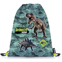 Sáček na cvičky Dino zelený