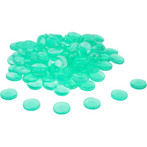 Sada 100 počítacích kamínků pr. 20 mm zelené