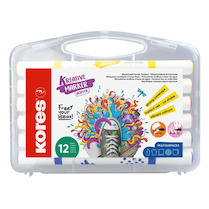Sada akrylových popisovačů Kores Kreative Marker 12 barev