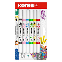 Sada akrylových popisovačů Kores Kreative Marker 6 barev