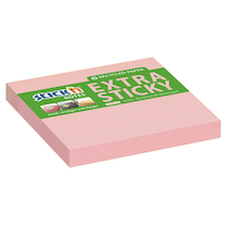 Samolepicí bloček Extra Sticky 76x76mm růžový pastel