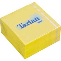 Samolepicí blok Tartan 76x76mm žlutý 100ks