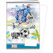 Sešit A5 linkovaný 512 10 listů Goal Time
