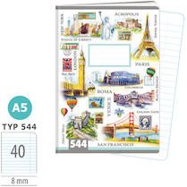 Sešit A5 Travel Time linkovaný 544 40 listů