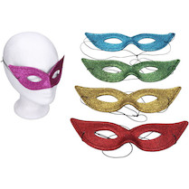 Škraboška karnevalová glitr mix